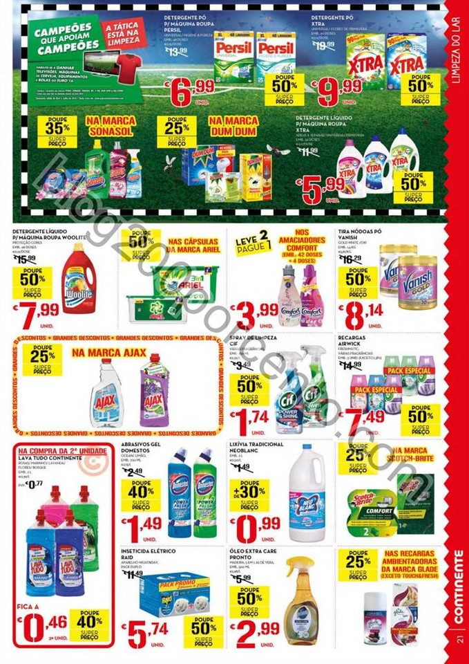 Antevisão Folheto CONTINENTE - MODELO Madeira de 