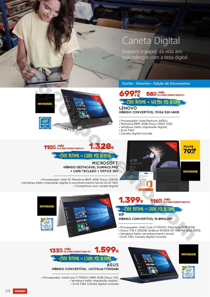 Antevisão Folheto WORTEN Regresso às aulas de 31