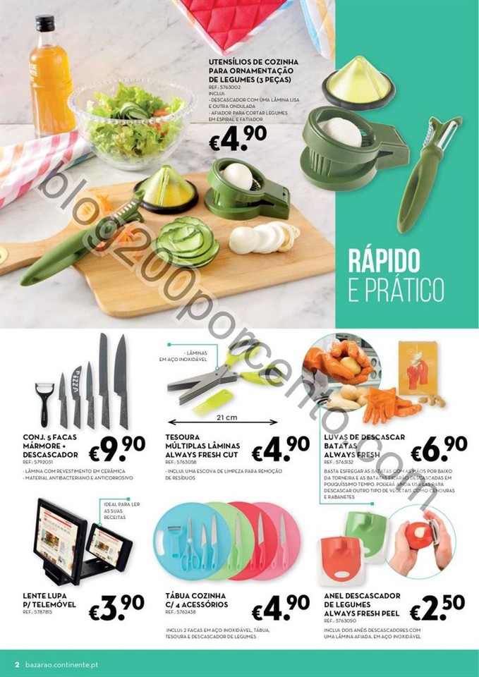 Antevisão Folheto CONTINENTE Bazarão promoções