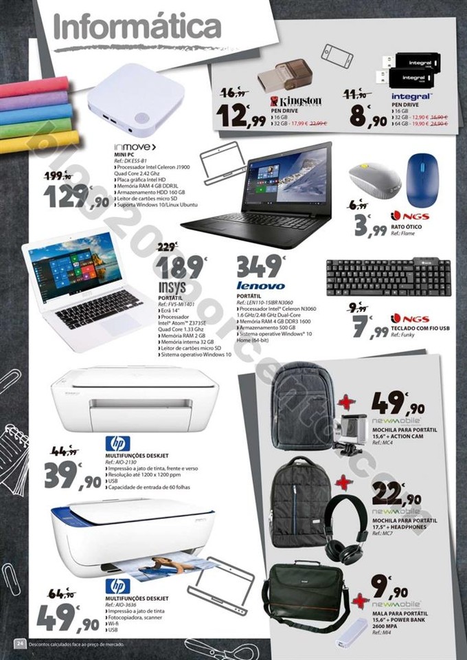 Antevisão Folheto E-LECLERC Regresso às aulas de