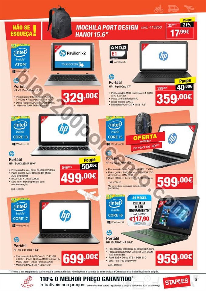 Antevisão Folheto STAPLES Promoções de 5 a 17 m