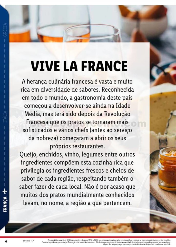 Viagem de Sabores LIDL Promoções a partir de 17 