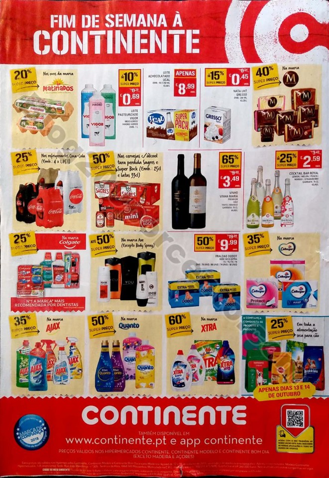 antevisao fim de semana continente folheto 12 a 15