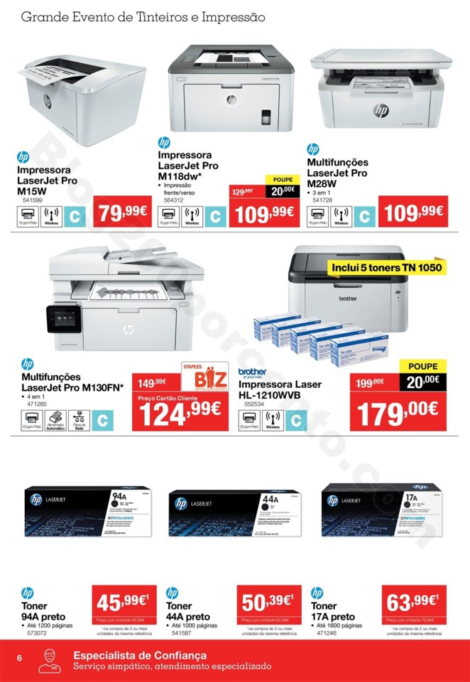Antevisão Folheto STAPLES Promoções de 26 març
