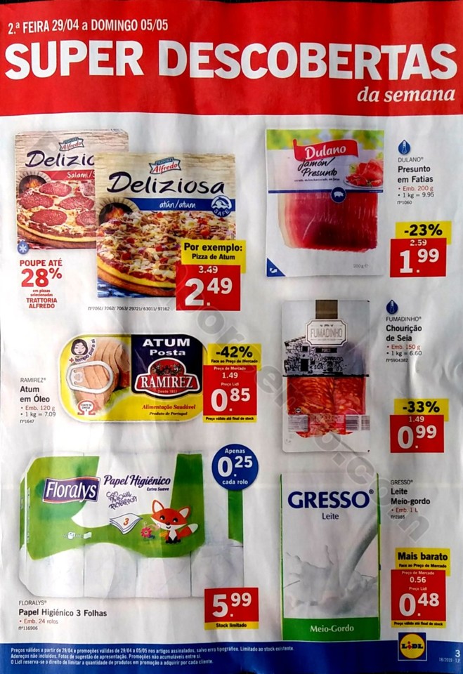 antevisao folheto lidl promocoes de 29 abril a 5 m
