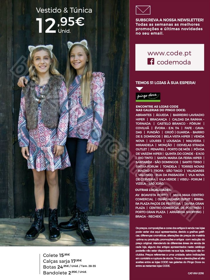 Antevisão Folheto CODE - PINGO DOCE Moda Inverno 