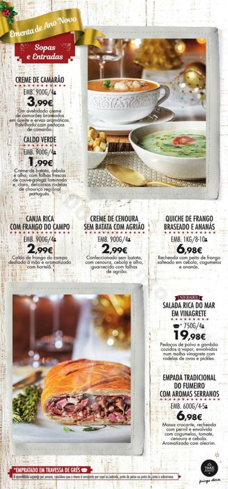 Antevisão Folheto PINGO DOCE Take Away Natal e An