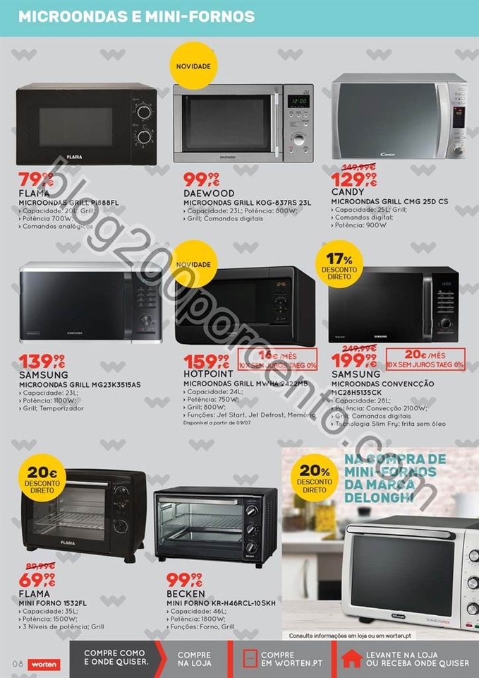 Novo Folheto WORTEN Lar promoções de 7 julho a 3