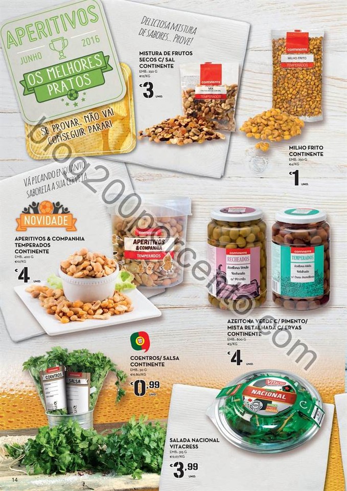 Antevisão Folheto CONTINENTE Cervejas e Mariscos 