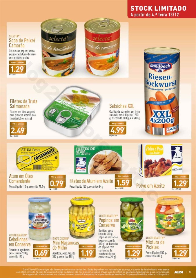 Antevisão Folheto ALDI promoções a partir de 13