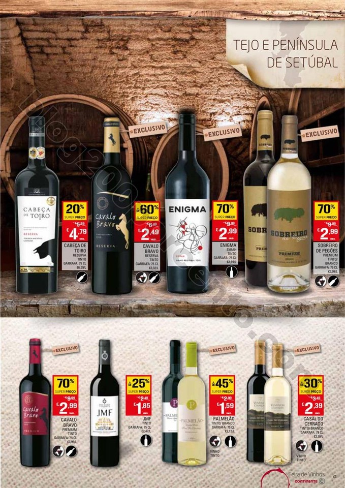 Antevisão Folheto CONTINENTE Vinhos promoções d