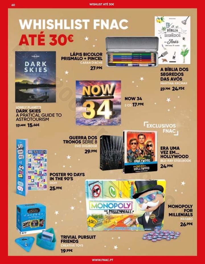 Antevisão Folheto FNAC Natal Promoções até 6 j