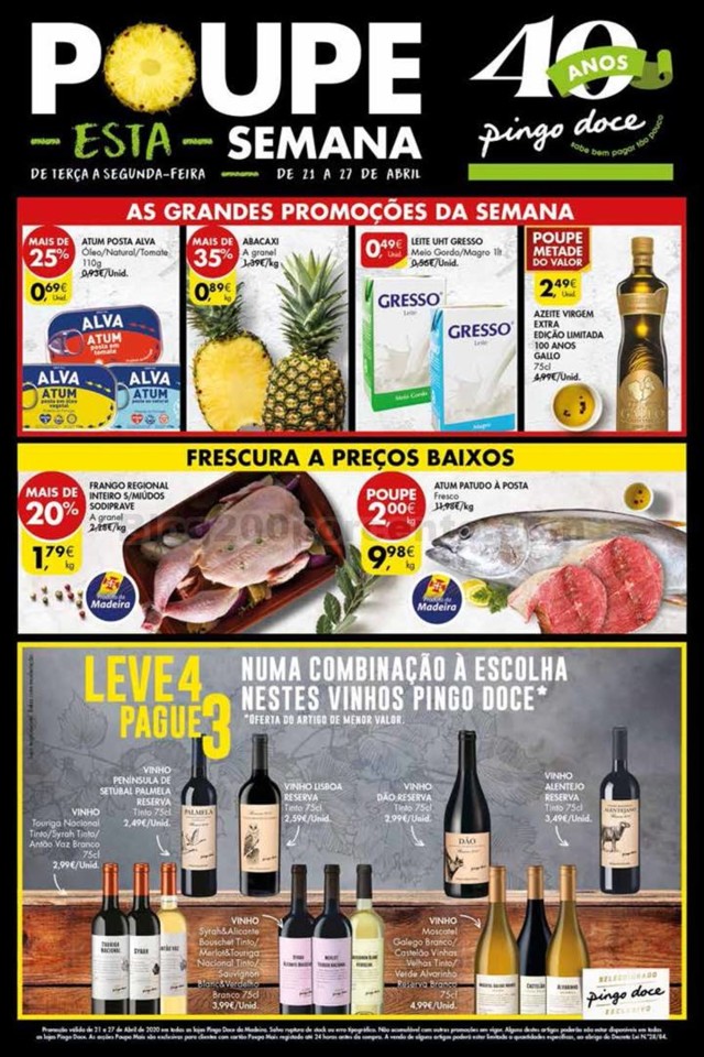 Antevisão Folheto PINGO DOCE Madeira Promoções 