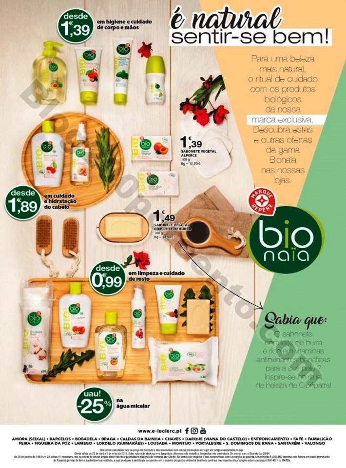 Antevisão Folheto E-LECLERC Beleza e Bem-estar pr