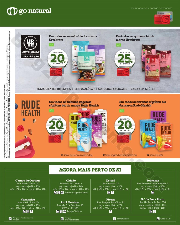 Antevisão Folheto GO NATURAL Promoções de 23 ab