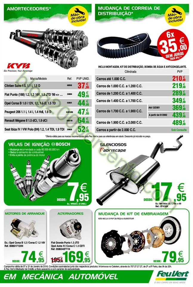 Antevisão Folheto FEU VERT Promoções de 7 a 31 