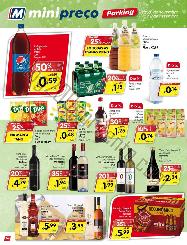 Antevisão Folheto MINIPREÇO Parking de 26 novemb