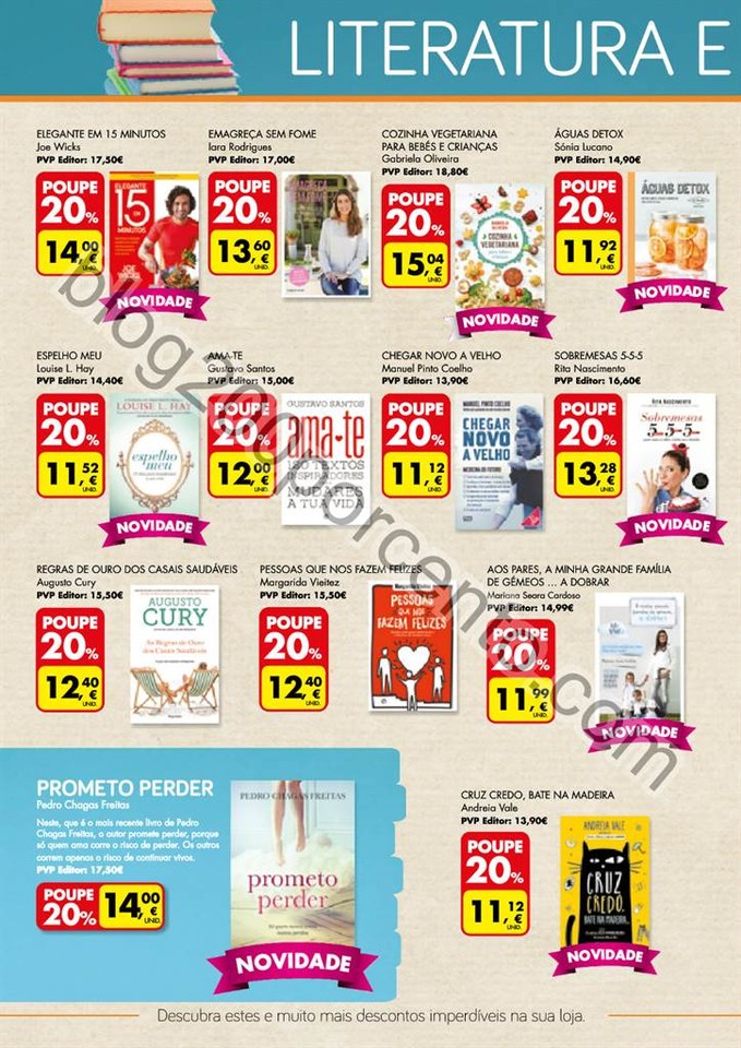 Antevisão Folheto PINGO DOCE feira do Livro de 23