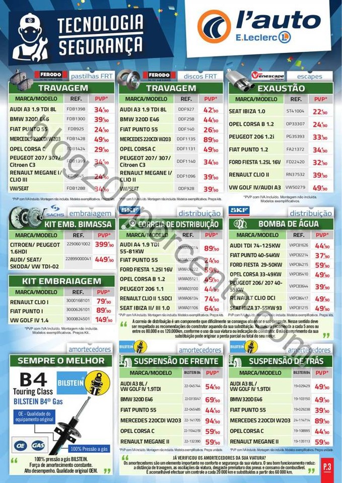 Antevisão Folheto E-LECLERC Aniversário Auto pro