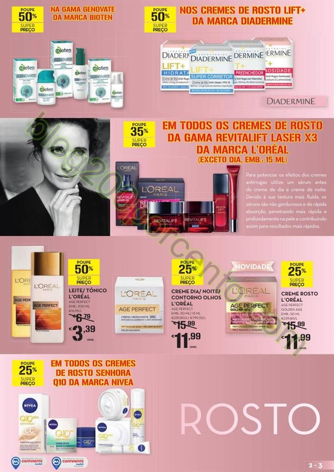 Antevisão Folheto CONTINENTE Mulher promoções d