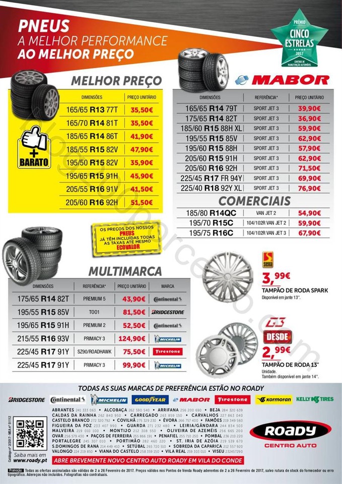 Antevisão Folheto ROADY Promoções de 2 a 26 fev