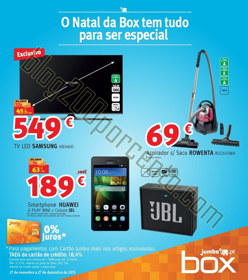 Antevisão Folheto JUMBO - BOX Natal de 27 novembr