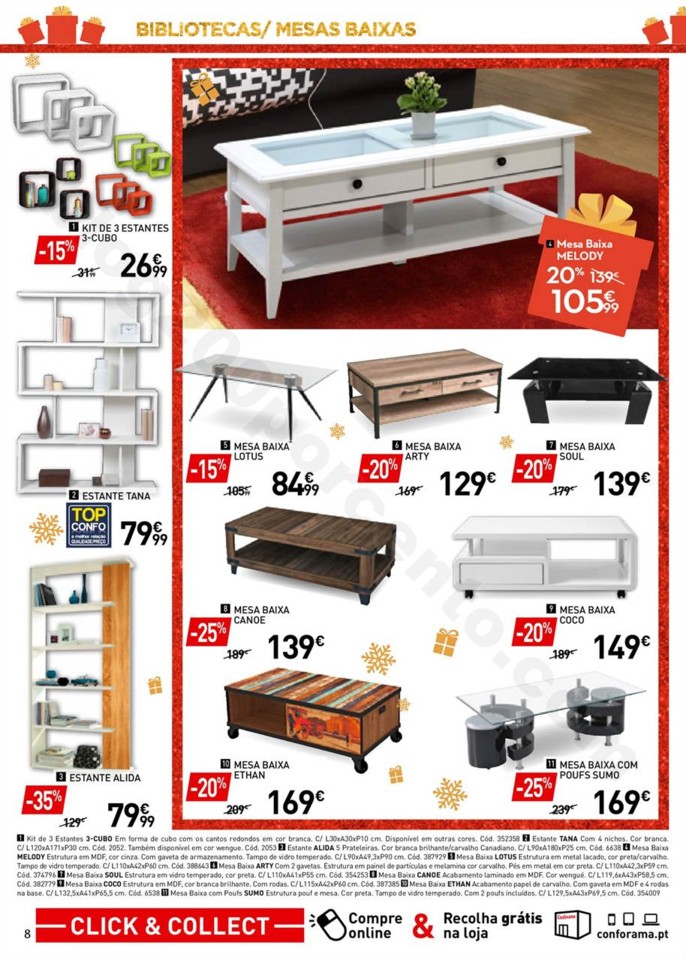 Antevisão Folheto Conforama Natal Promoções de 