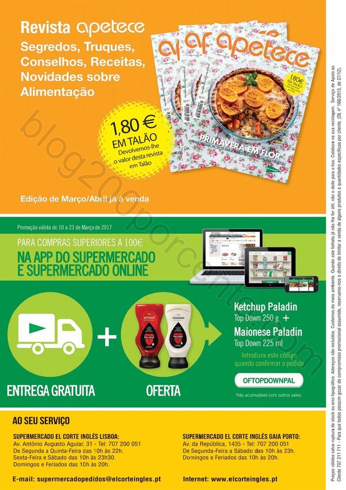 Antevisão Folheto EL CORTE INGLÉS Promoções de