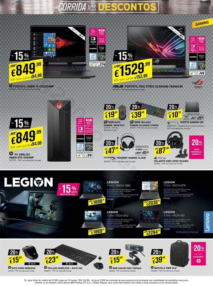 Antevisão Folheto RADIO POPULAR Promoções de 19