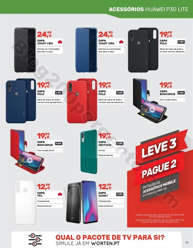Antevisão Folheto WORTEN Mobile Promoções de 30