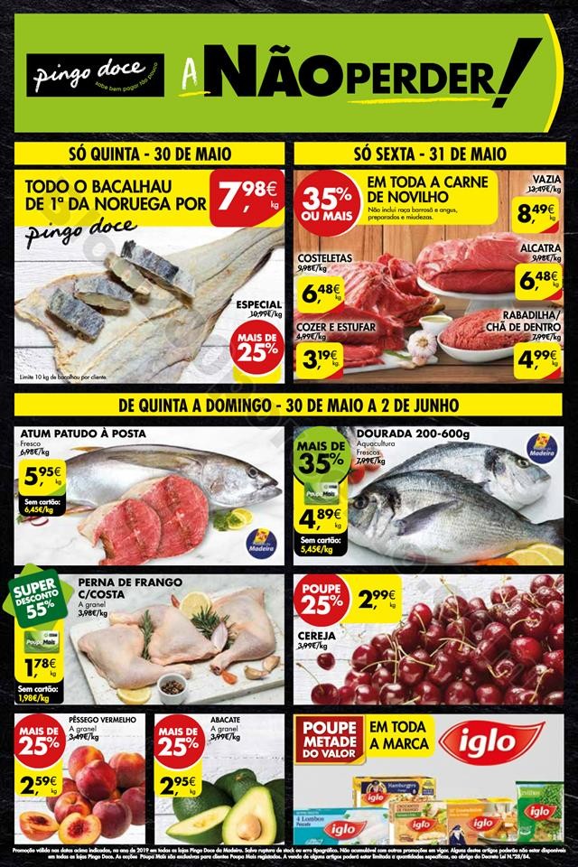 Antevisão Folheto PINGO DOCE Madeira Fim de Seman