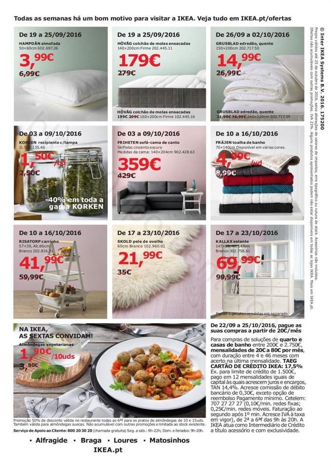 Antevisão Folheto IKEA Quartos promoções de 22 