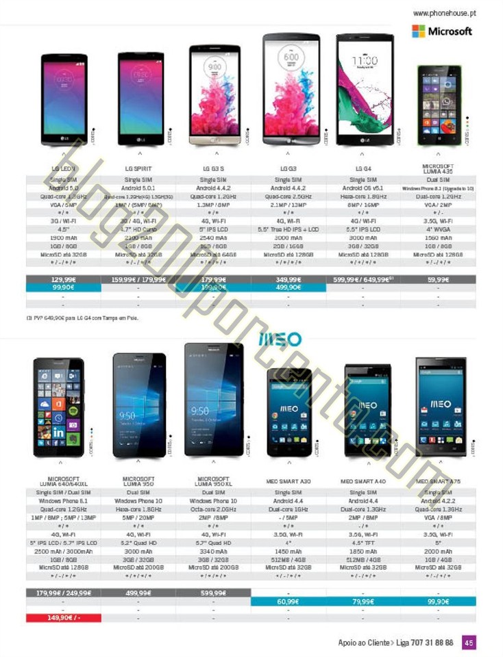 Novo Folheto PHONE HOUSE Natal promoções de 30 n