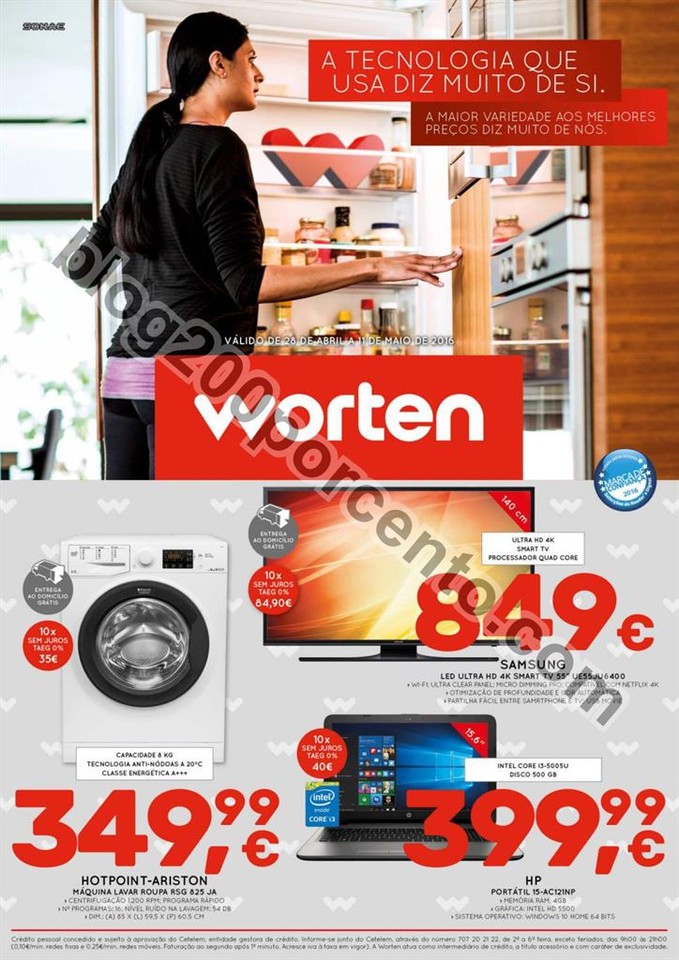 Novo Folheto WORTEN Promoções de 28 abril a 11 m