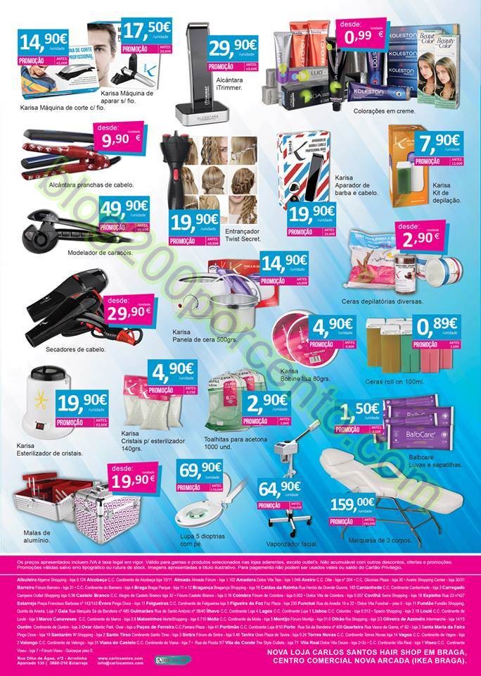 Novo Folheto CARLOS SANTOS HS Promoções de 1 a 3