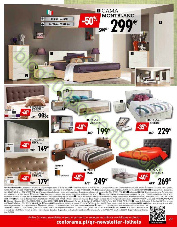 Antevisão Folheto CONFORAMA Promoções de 31 mar