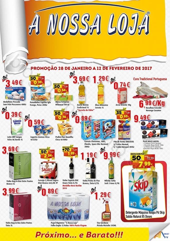 Antevisão Folheto A NOSSA LOJA Promoções de 28 
