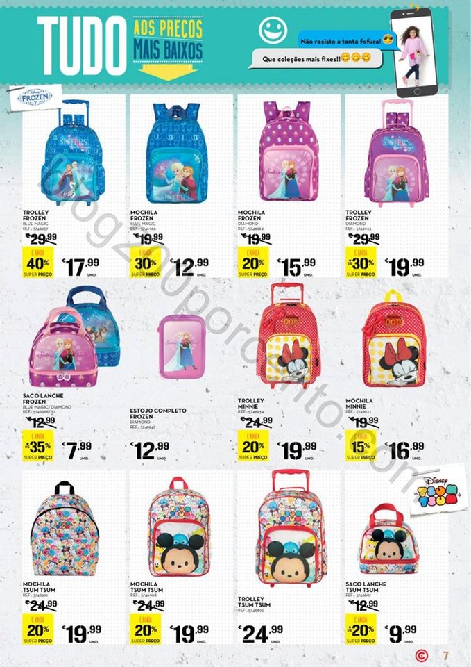 Antevisão Folheto MODELO Regresso às aulas de 18