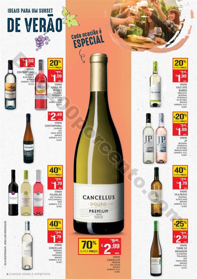 Antevisão Folheto CONTINENTE Vinhos Promoções d