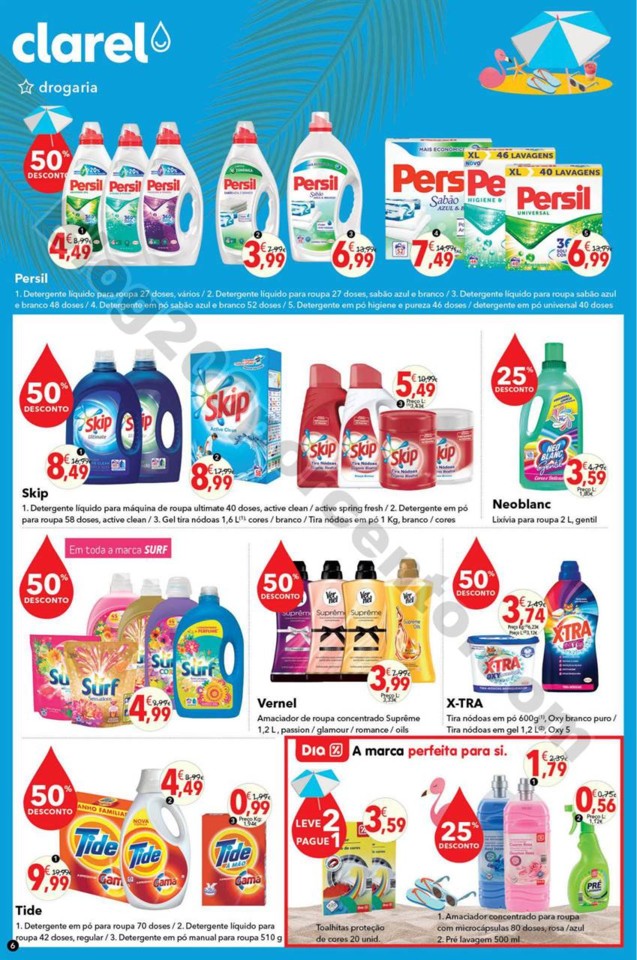 Antevisão Folheto CLAREL Promoções de 19 julho 
