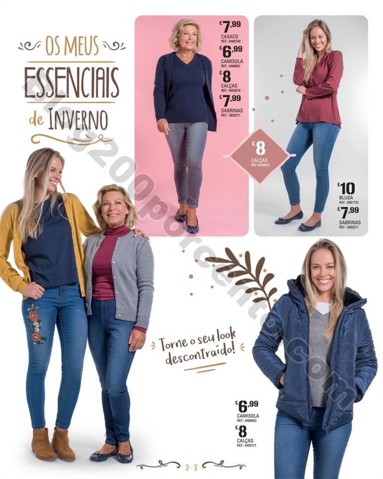 Antevisão folheto CONTINENTE Moda outono - invern