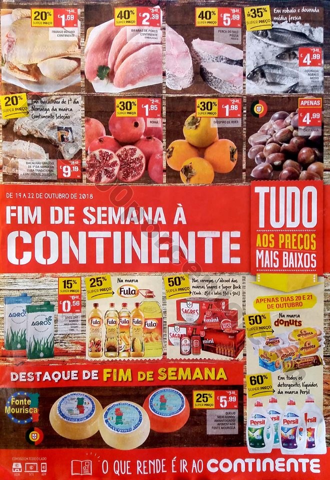 antevisao folheto continente fim de semana 19 a 22