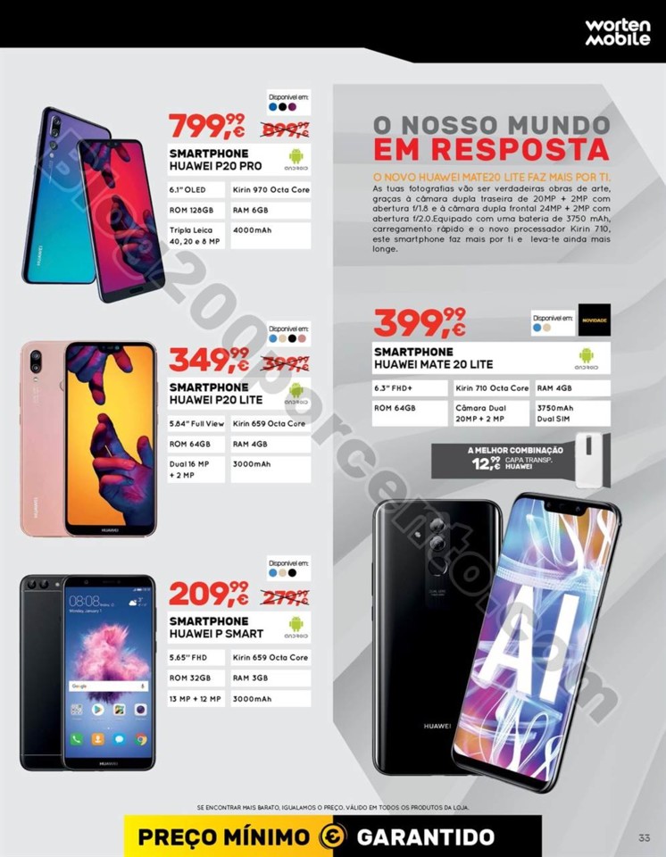 Antevisão Folheto WORTEN mobile promoções de 4 