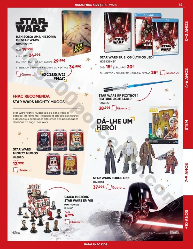 Antevisão Folheto FNAC Natal Kids Promoções de 