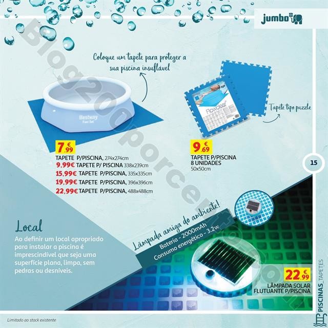 Antevisão Folheto JUMBO Especial Piscinas Promoç
