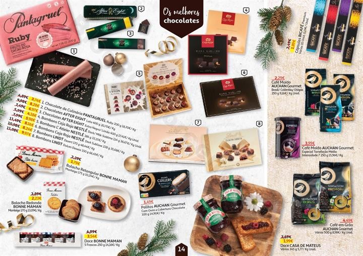 Antevisão Folheto AUCHAN Natal Gourmet Promoçõe