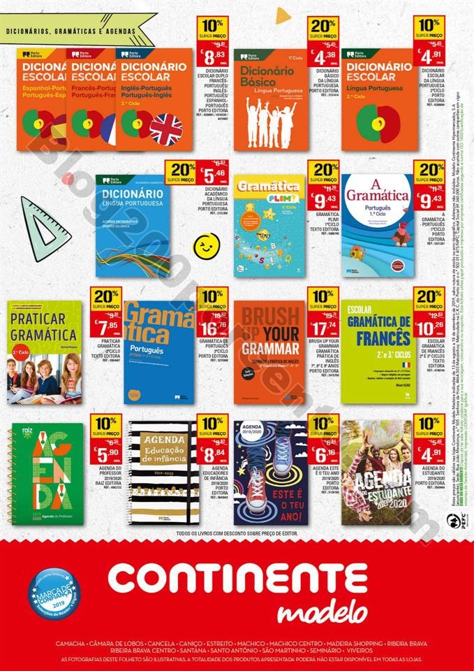 Regresso às aulas CONTINENTE Madeira 13 agosto a 