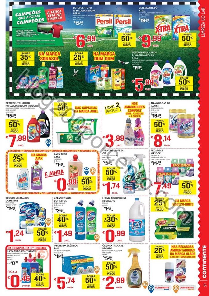 Antevisão Folheto CONTINENTE promoções de 14 a 