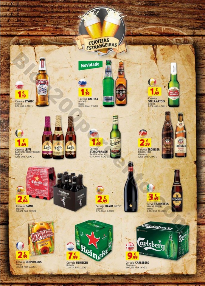 Antevisão Folheto JUMBO Especial cervejas promoç