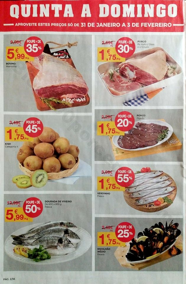 antevisao folheto Intermarche 31 janeiro a 6 fever